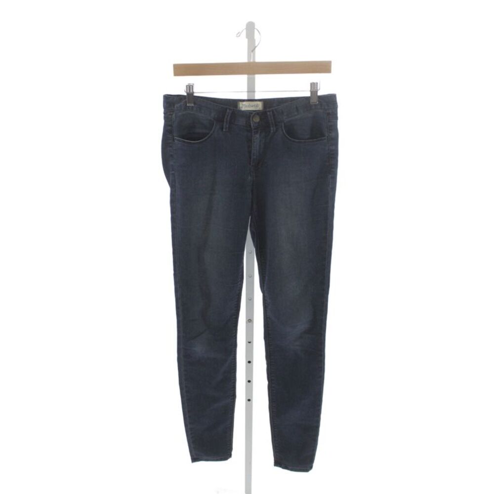 Madewell Women High Rise Blue Cotton Jegging Button Fly Size 28